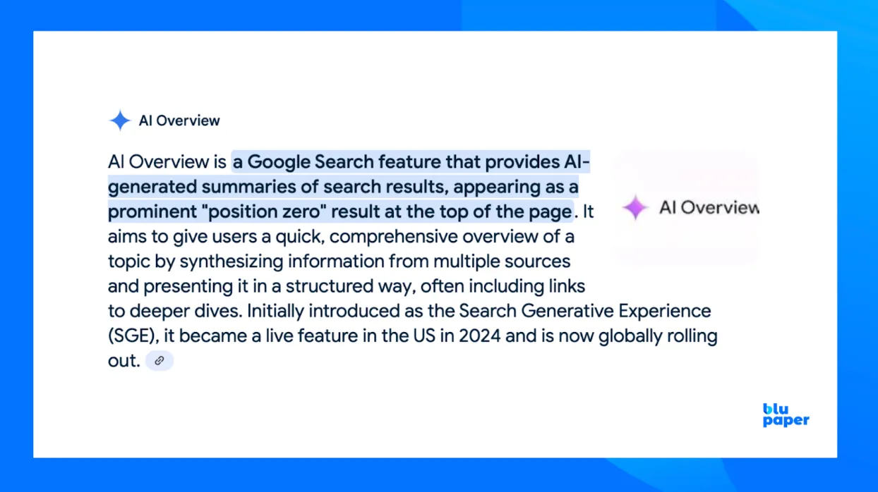 Google AI Overview
