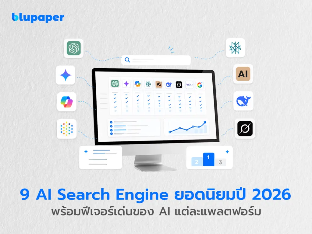 9 แพลตฟอร์ม ai search engine